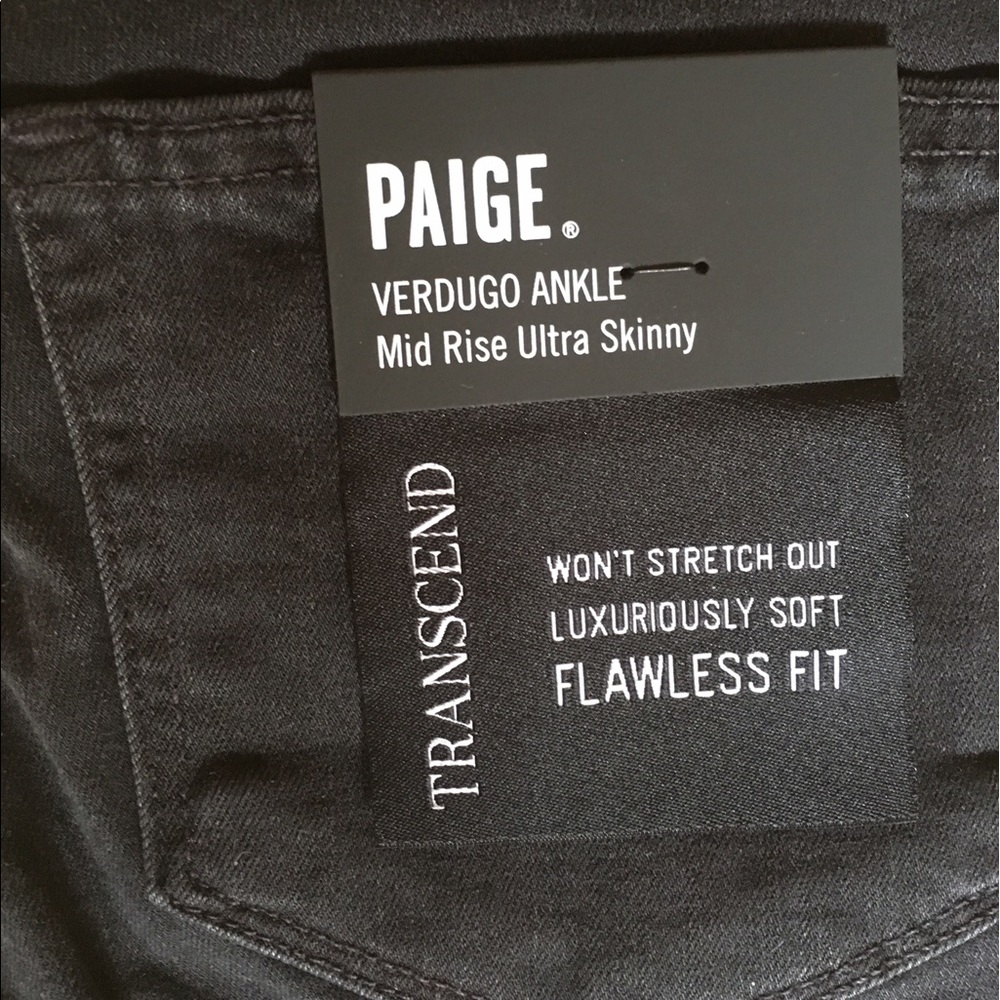 Paige Verdugo Ankle Mid-Rise Skinny Size 24